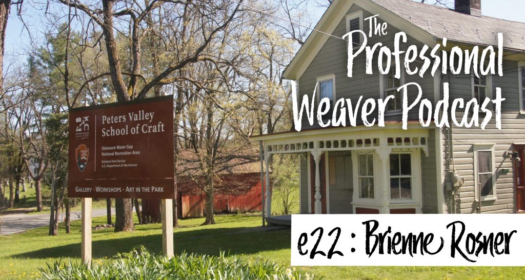 S1E22 Peters Valley Craft Show is Going Online! Pro Weaver Pod